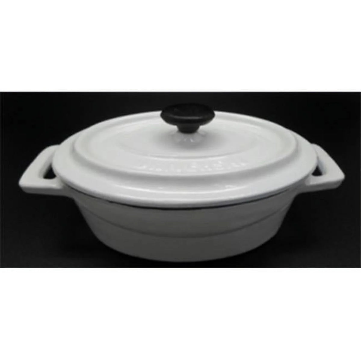 Cast Iron Dutch Oven White M6607