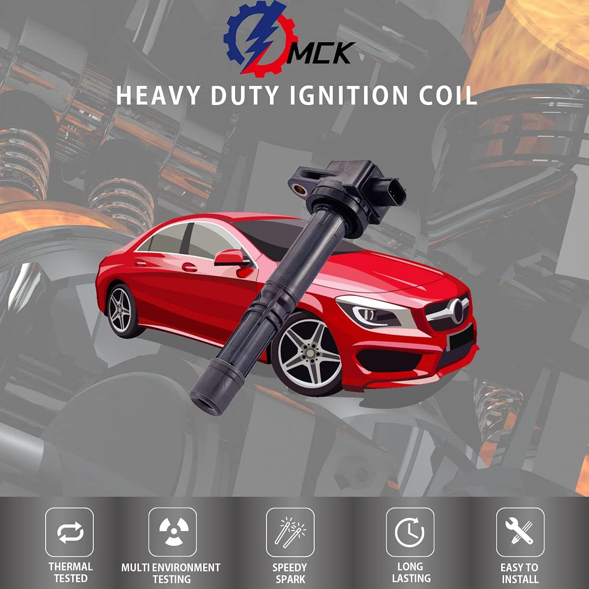 4pcs Ignition Coil Pack Compatible With Honda Acura 2008-2015 2.4L L4 E260436