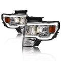 Black Projector Headlights with LED Bar C91935