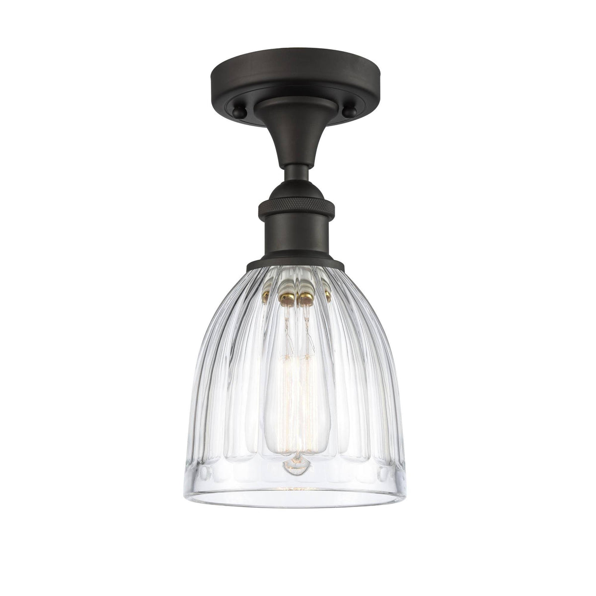 Oil Rubbed Bronze Semi-Flush Mount Light R626426