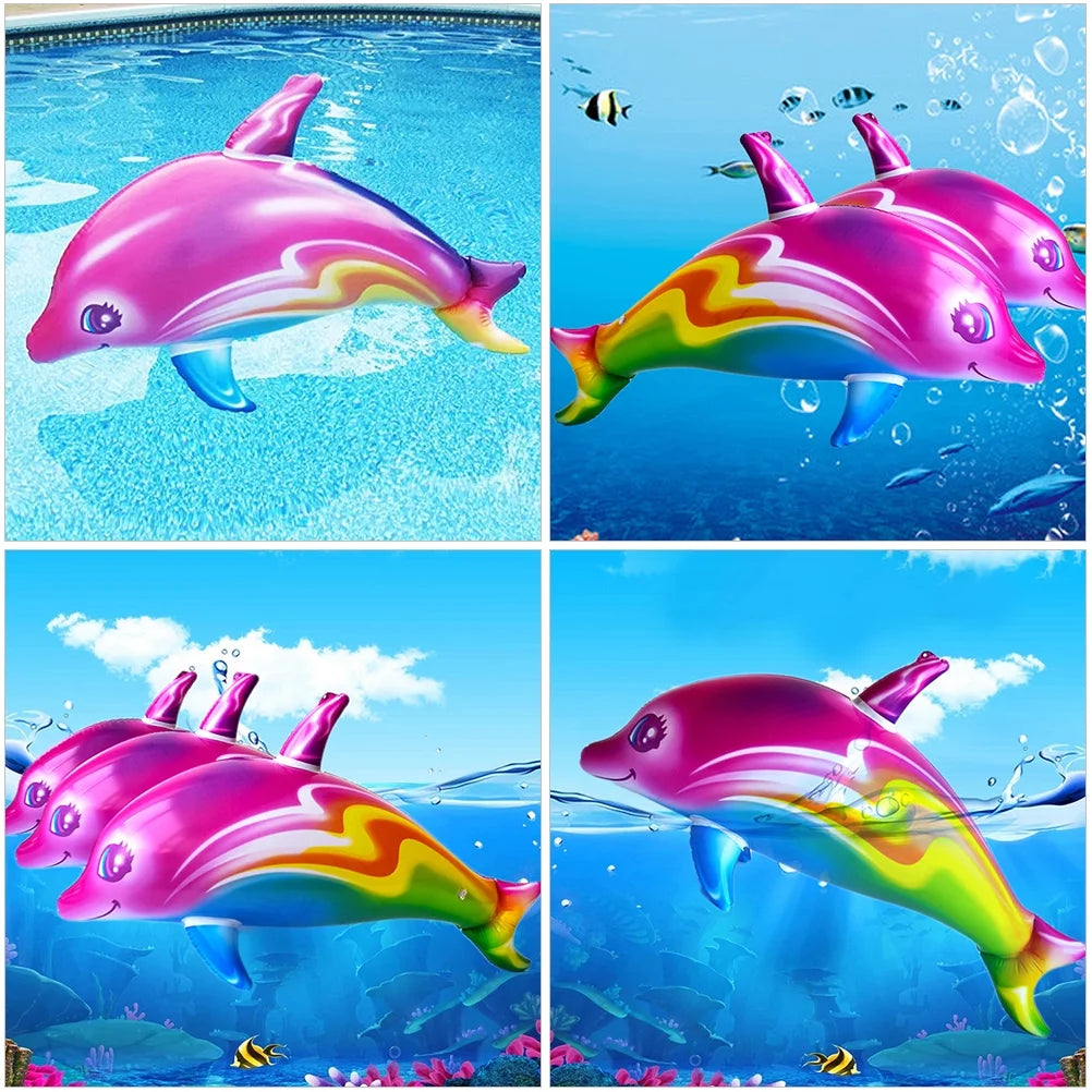 2pcs Inflatable Dolphin Toys Y96369