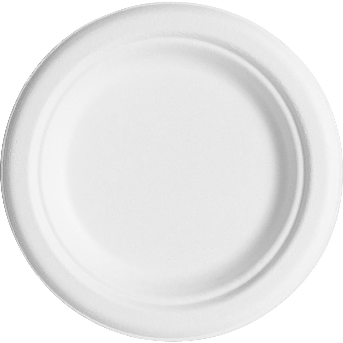 Compostable Sugarcane Plates 6 inch 50/pk T31385