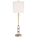Modern Art Deco Buffet Table Lamp with USB Dimmer Cord K97770