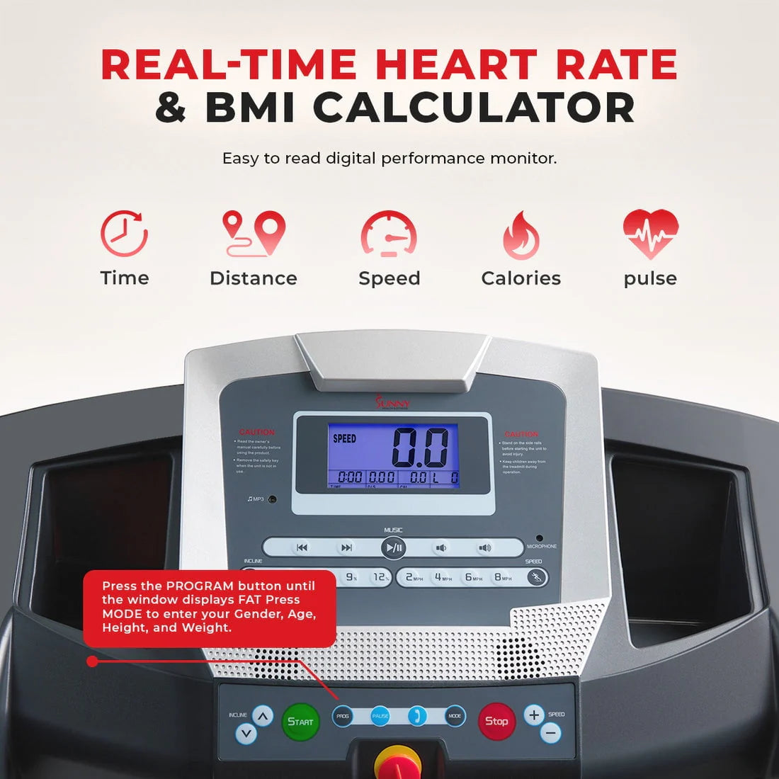 Foldable Treadmill with Auto Incline V5895