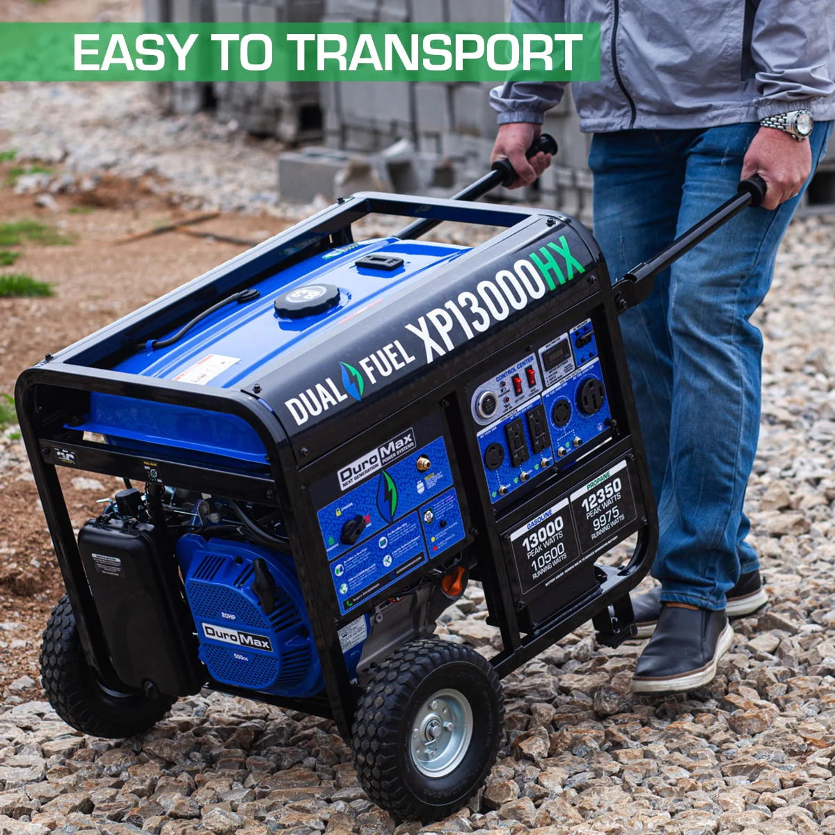 13,000 Watt Dual Fuel Portable Generator T323297