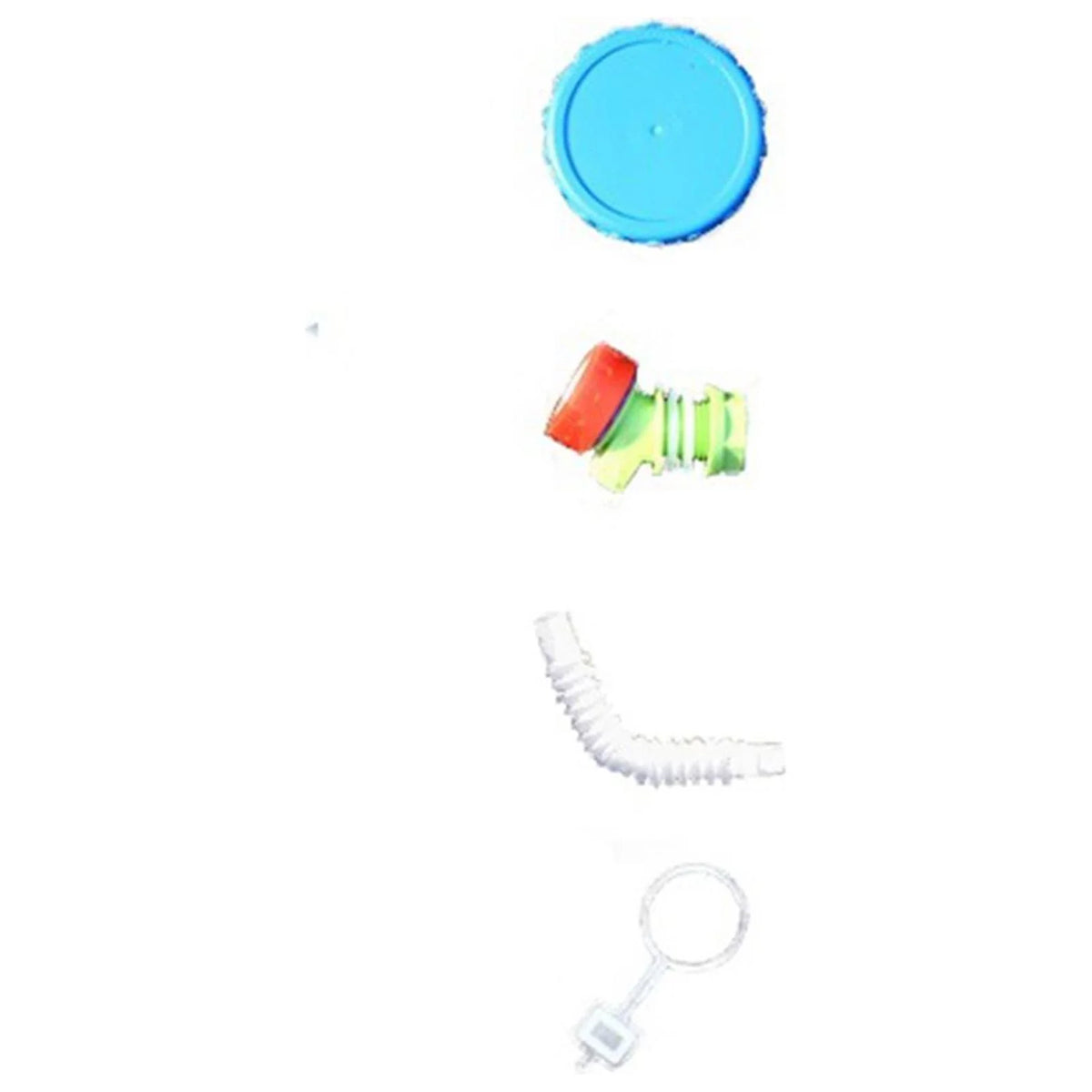 Transparent Blue 12 Liters Portable Water Container with Faucet V550839