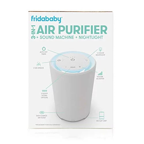 3-in-1 Air Purifier, Sound Machine, and Nightlight D7383