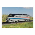 O Scale Model Train Set With Engine And Three 60ft Coaches D6748