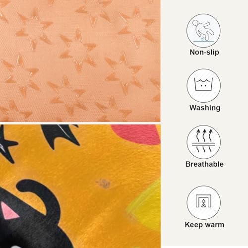 Soft Machine Washable Dog Bed Mat with Anti-Slip Bottom F430345