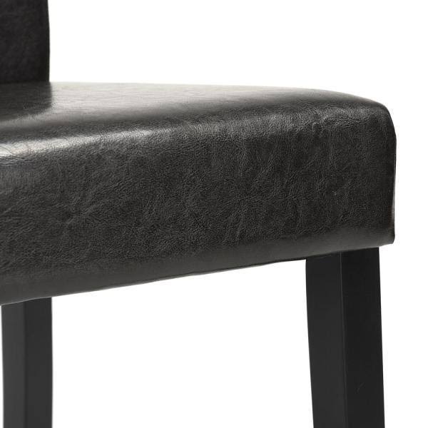 Brown PU Side Dining Chair (Set of 2) T158336