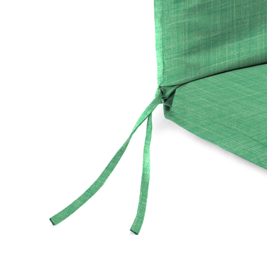 Dill Green Rectangular Outdoor Chair Cushion with Ties G500319
