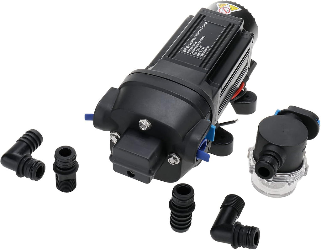Water Diaphragm Self Priming Pump 40PSI 4.5GPM 12V Automatic C145254