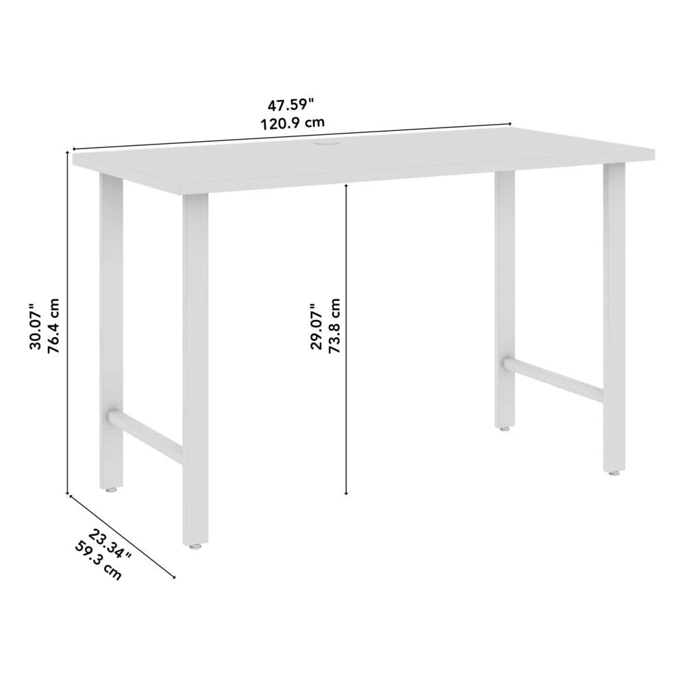 48W x 24D Computer Desk with Metal Legs P109