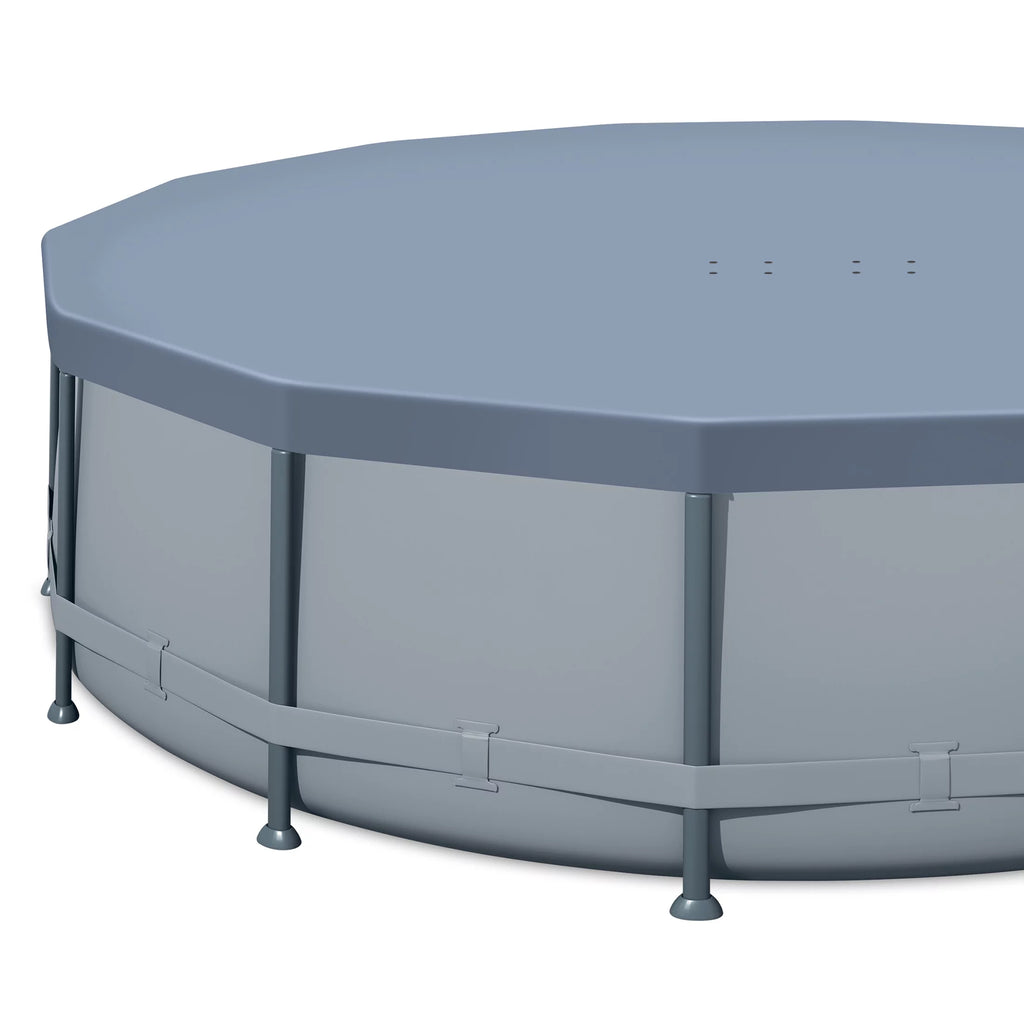 14 ft Round Metal Frame Above Ground Swimming Pool S7777