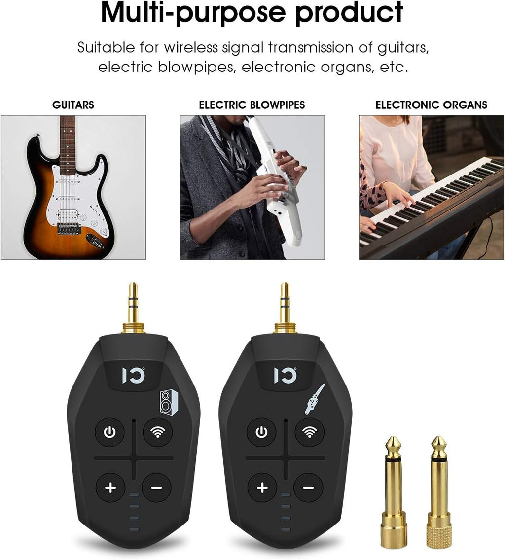 Wireless Guitar Transmitter Receiver Set Pack of 2 P615