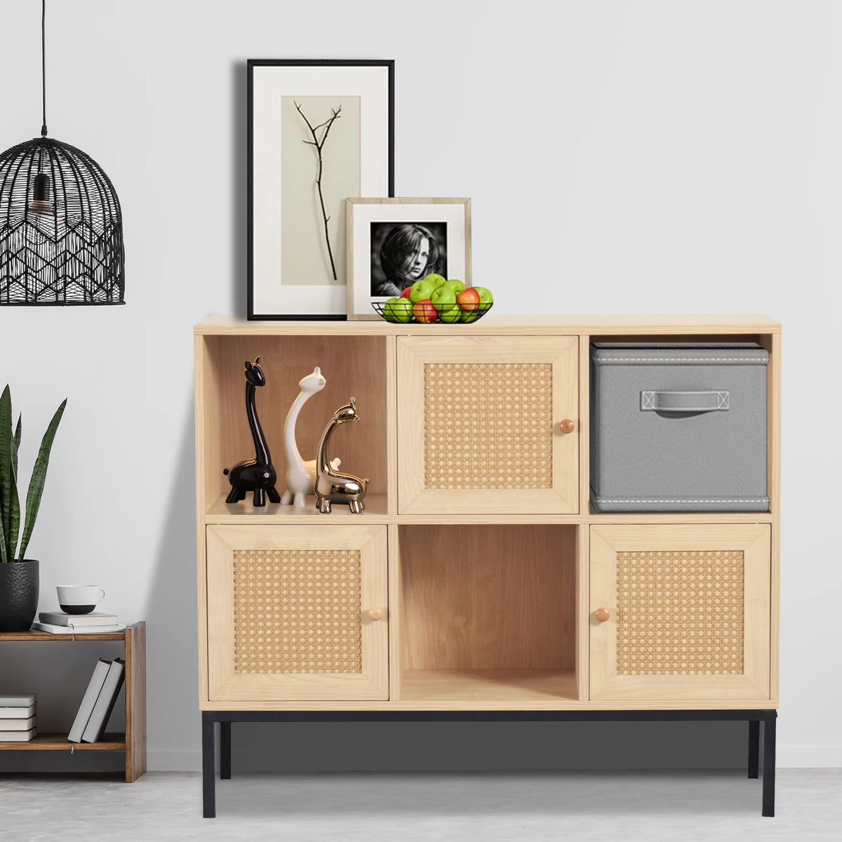 Cube Organizer Display Shelf with 3 Drawers M8921