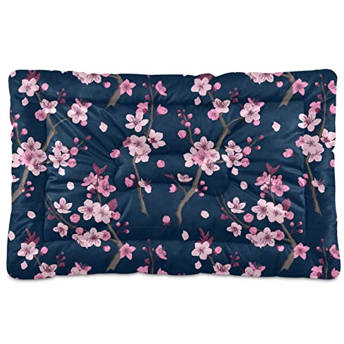 Soft Machine Washable Dog Bed Mat with Anti-Slip Bottom F430345