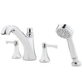 Polished Chrome 2-Handle Roman Tub Trim D413446