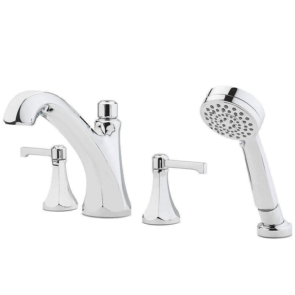 Polished Chrome 2-Handle Roman Tub Trim D413446