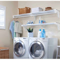 White Wall Mount Expandable Shelving Kit G338751