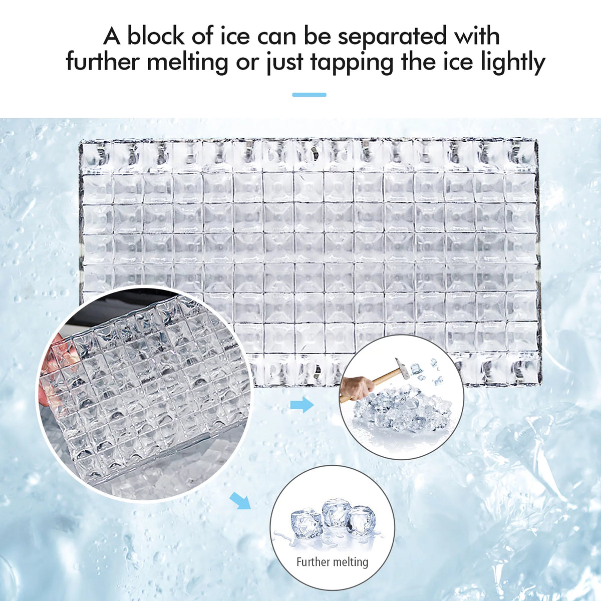 Stainless Steel Countertop Ice Maker Machine T2871