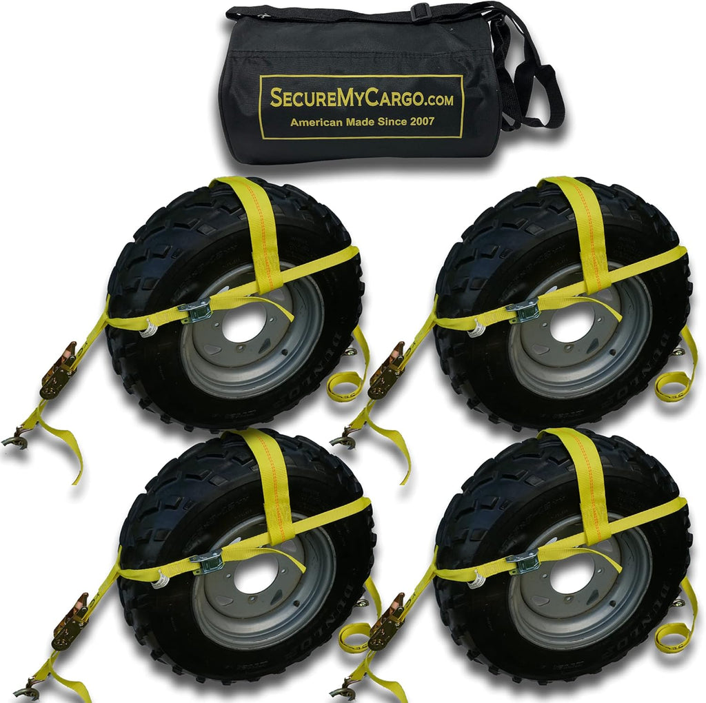 Lime Green ATV/UTV/Tractor Wheel Net (4) Q8447