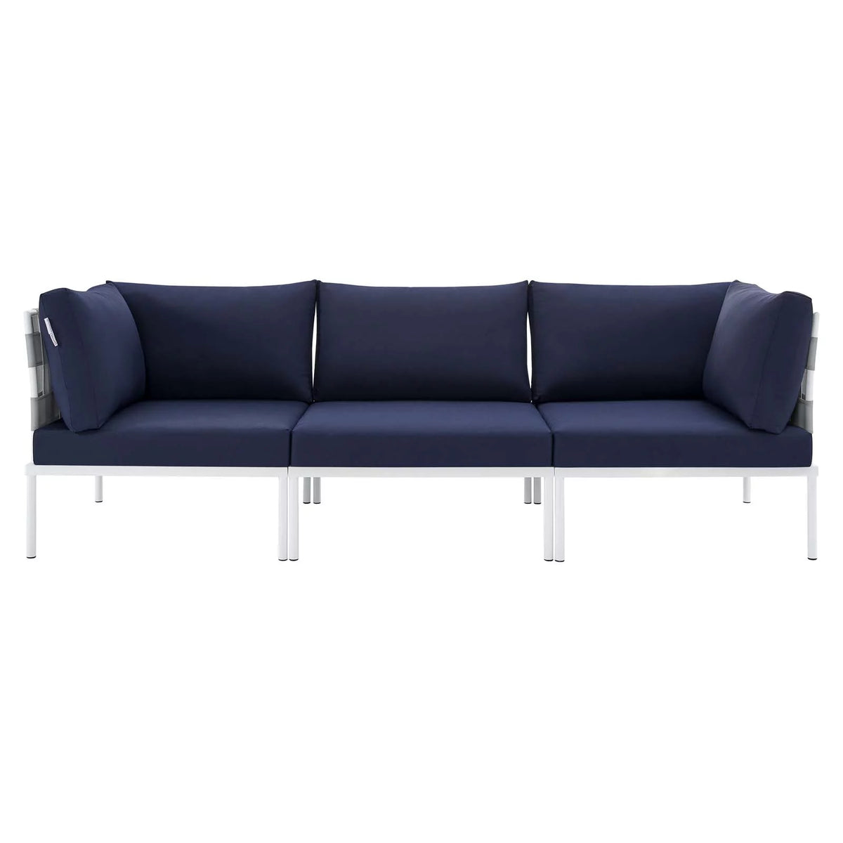 Grey Blue Navy Modern Outdoor Lounge Sofa O20043