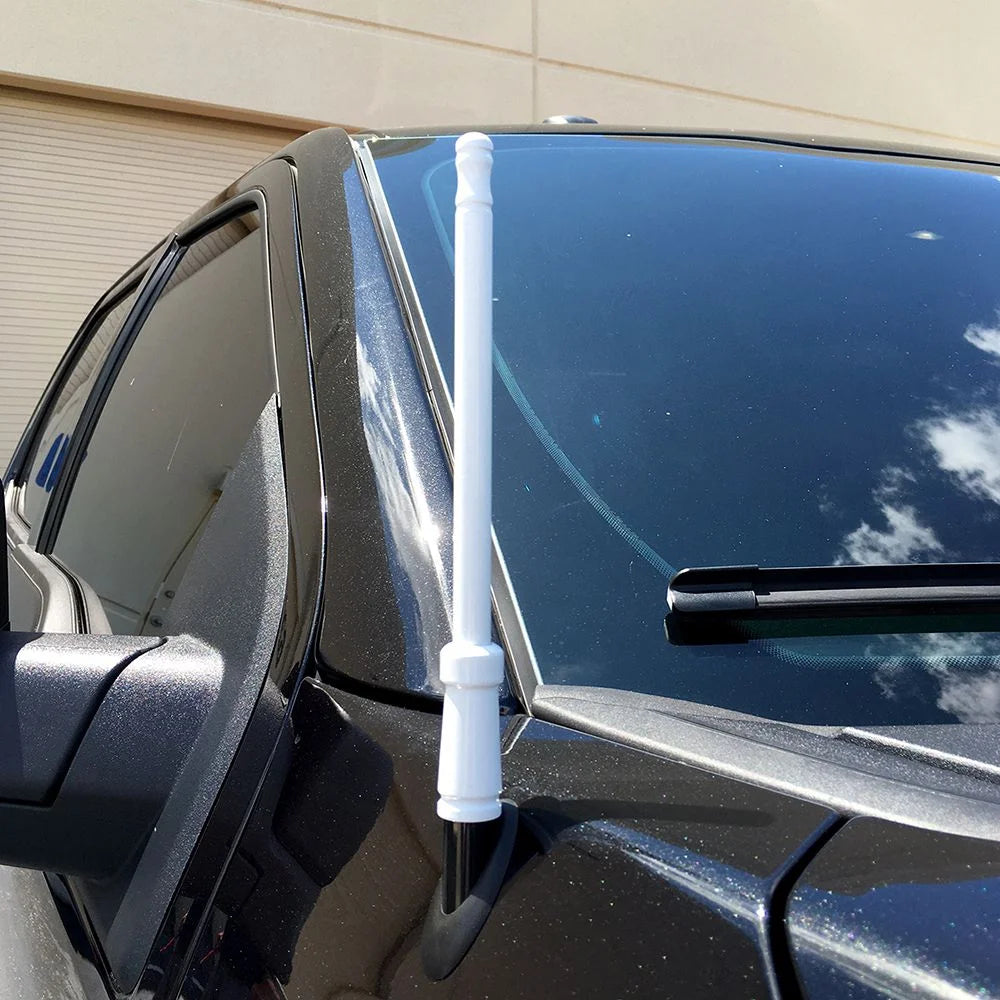 White 12" Antenna Mast R9416
