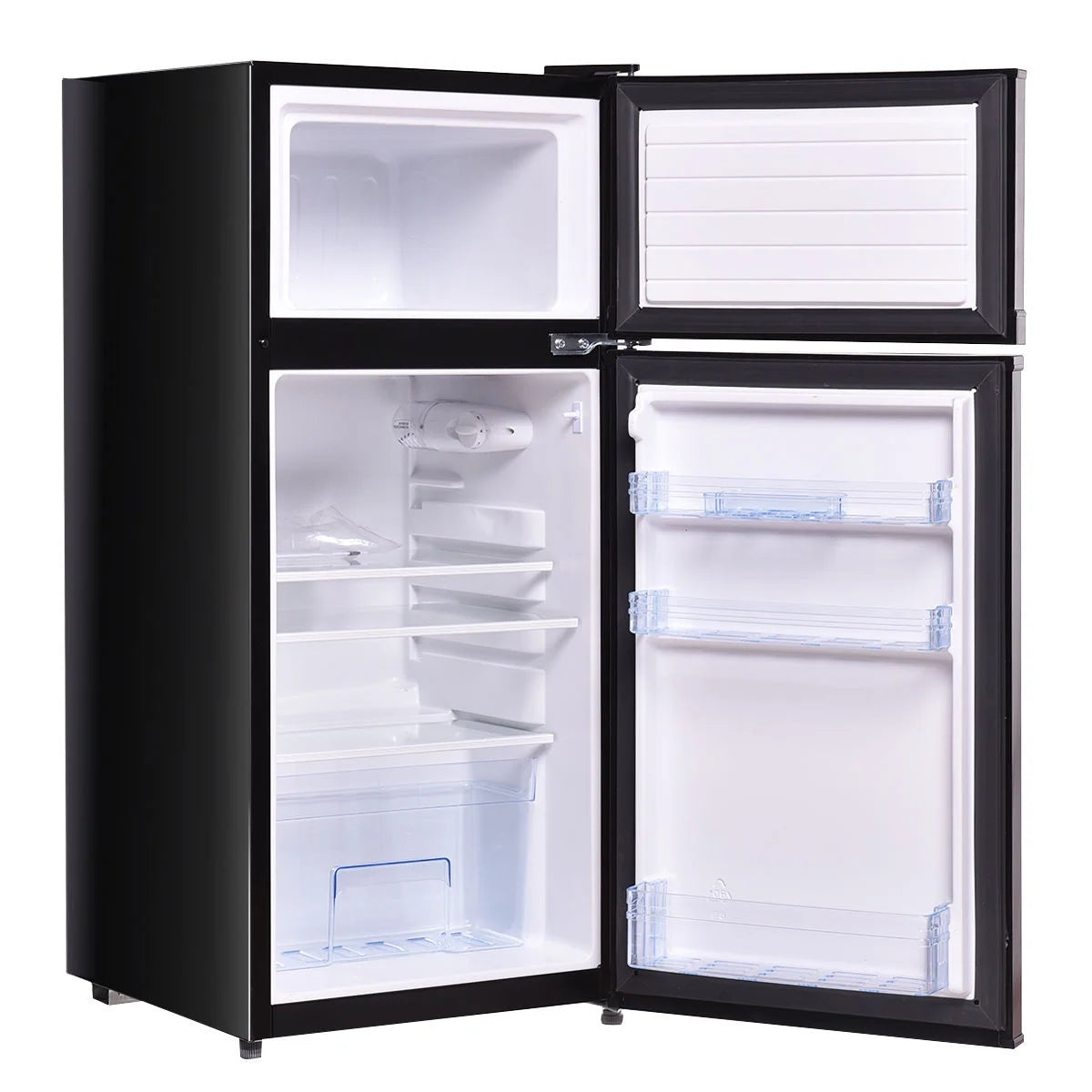 2 Doors 3.4 cu ft. Compact Mini Refrigerator Freezer D184