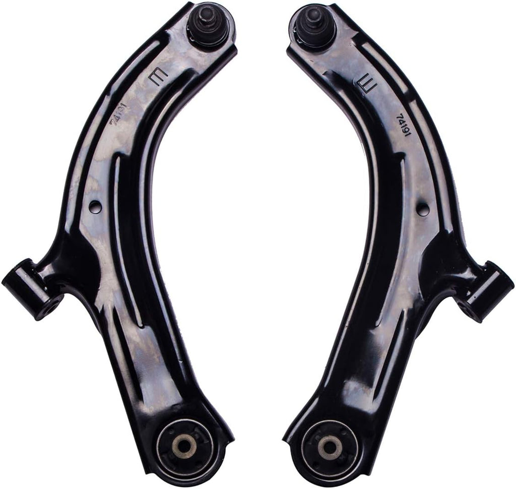 Front Lower Control Arm and Ball Joint Assembly Compatible With Nissan Cube Tiida Versa 2PCS Left Right R7155