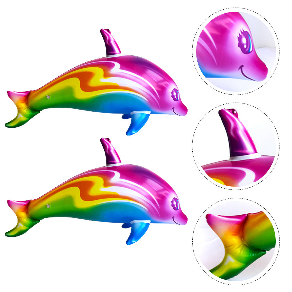 2pcs Inflatable Dolphin Toys Y96369