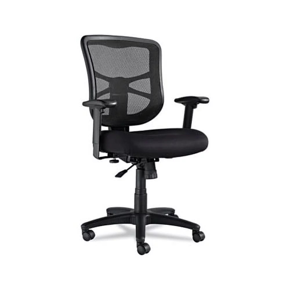 Black Mesh Mid-Back Swivel Tilt Chair X579