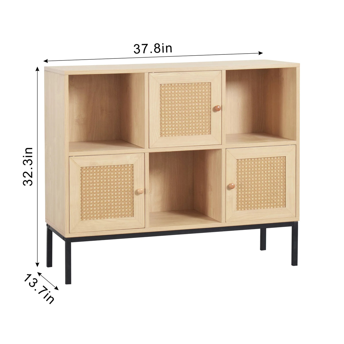 Cube Organizer Display Shelf with 3 Drawers M8921