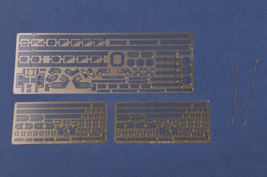 French Navy Pre-Dreadnought Battleship Danton Model Kit (1/350 Scale) K534580