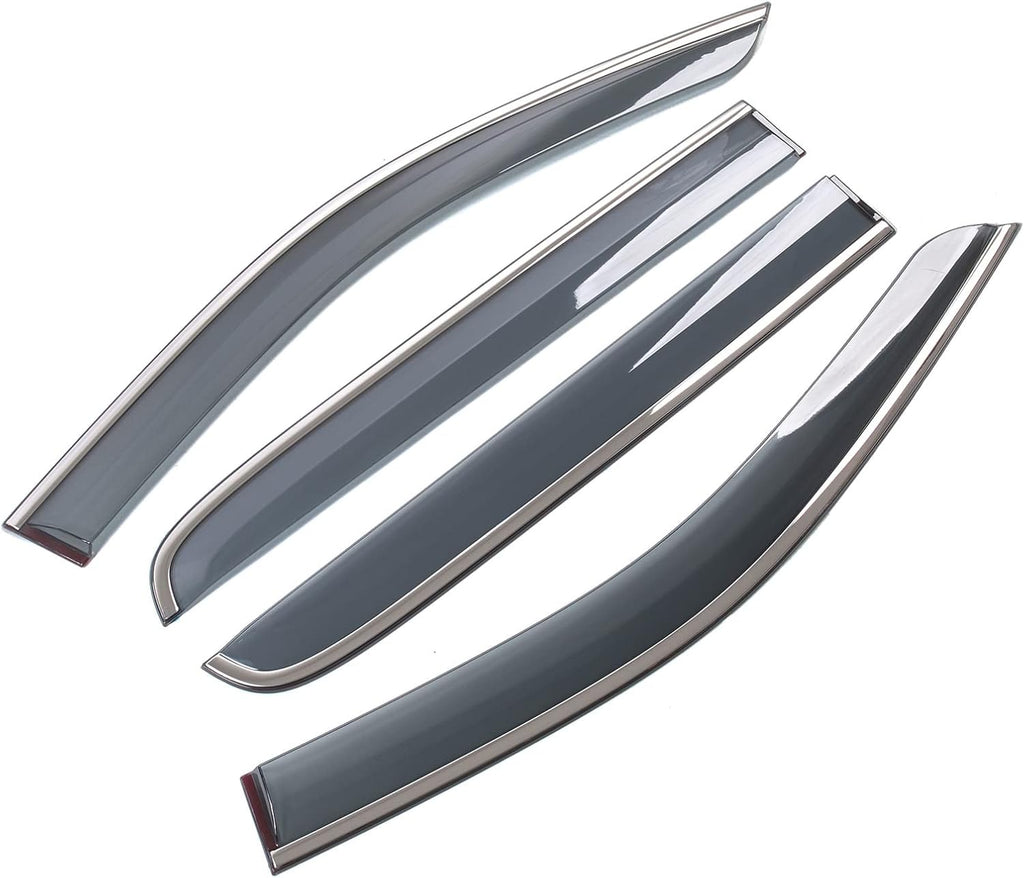 Window Rain Guards for Ford Ranger SuperCrew, Pack of 2 N510151