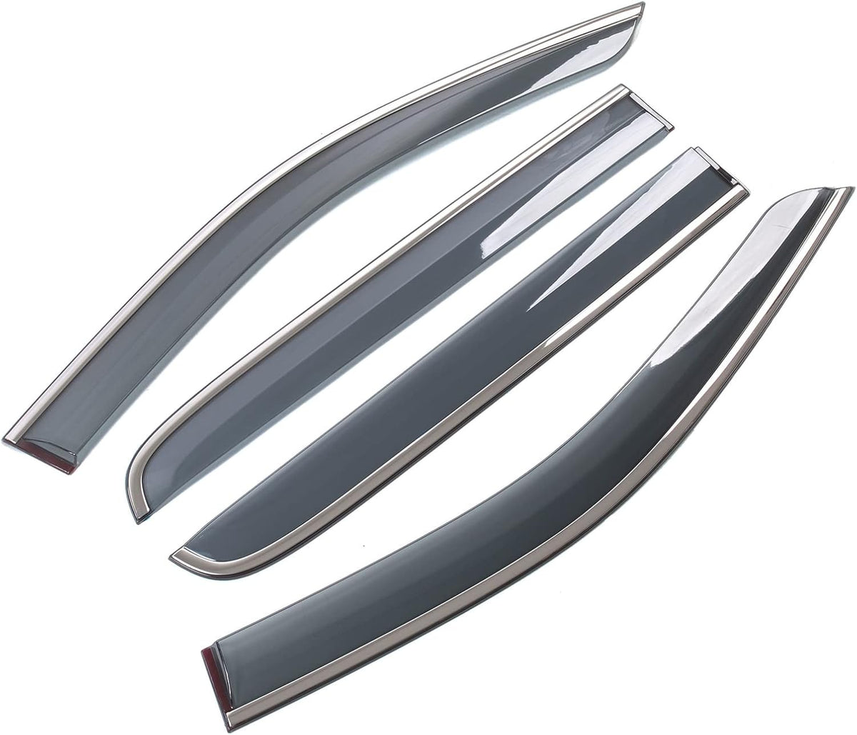 Window Rain Guards for Ford Ranger SuperCrew, Pack of 2 N510151
