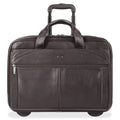 Executive Leather Rolling Case R4626