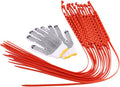 20pcs Nylon Anti-Skid Snow Tire Chains with Gloves B96608