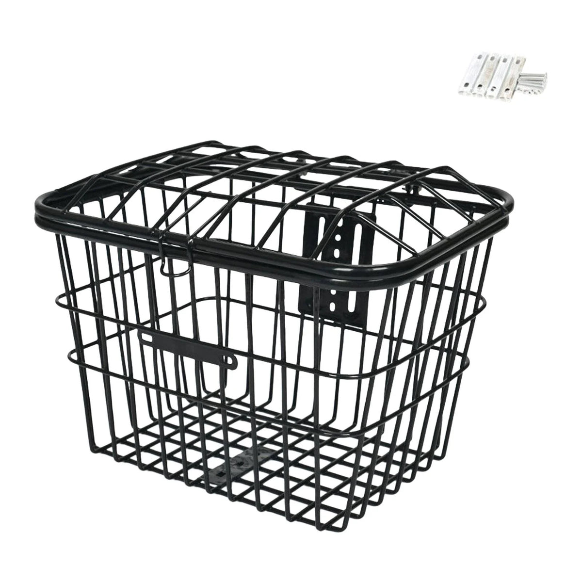 Metal Wire Storage Basket with Cover L6722