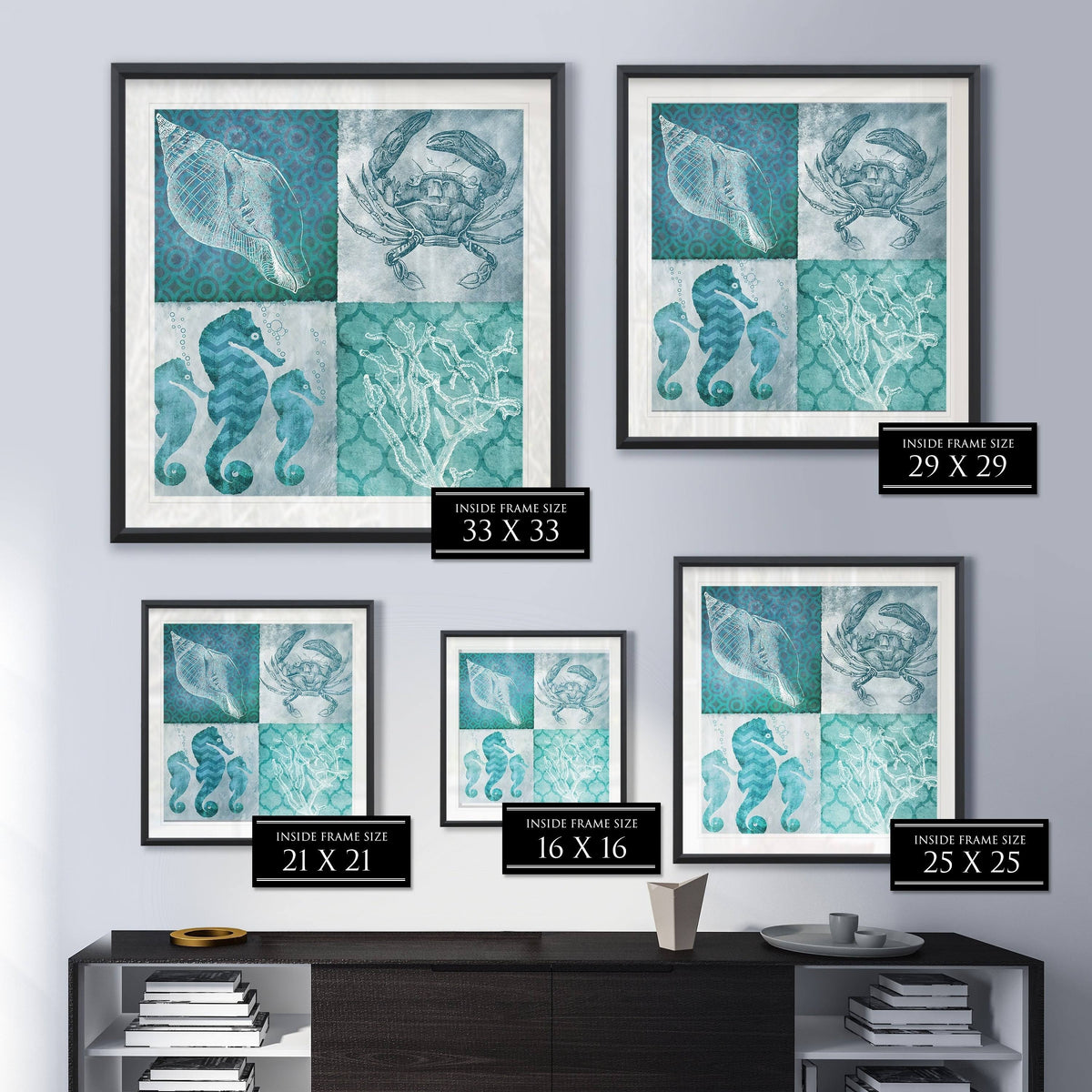 Framed Giclee Print 28x28 O214274