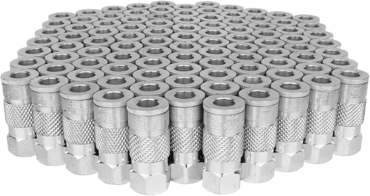 3/8" FNPT Steel Quick-Connect Coupler, Box of 10 B727959