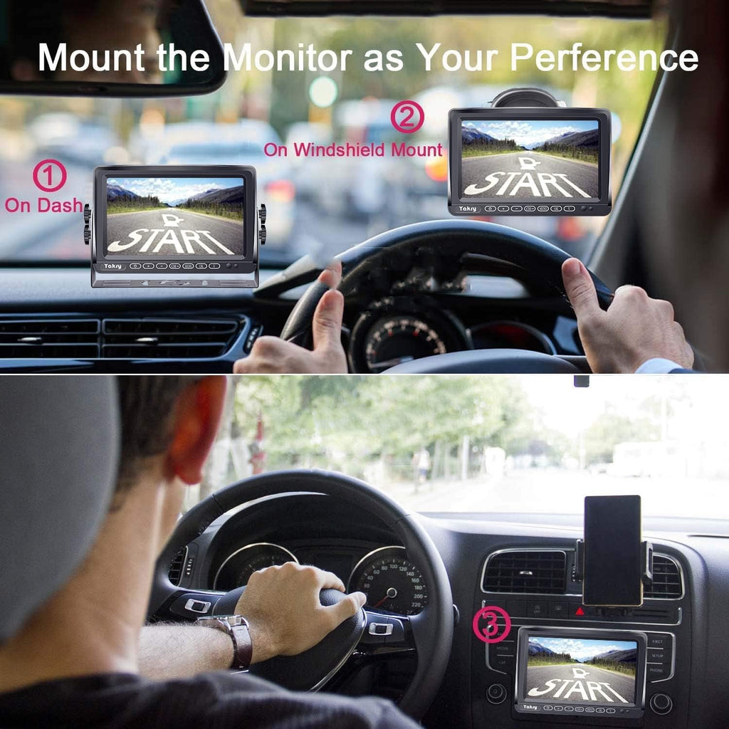 Wireless Backup Camera 7 Inch DVR Monitor Touch Key N51441