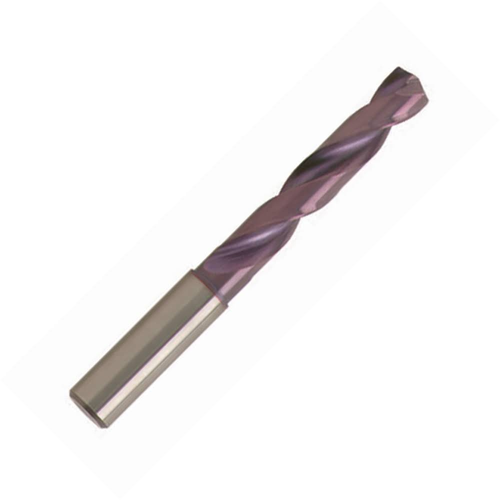 12.1mm Diameter Carbide Coated Drill, Reinforced Straight Shank, 77mm LOC I89438