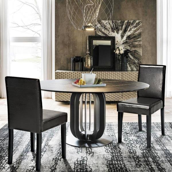 Brown PU Side Dining Chair (Set of 2) T158336