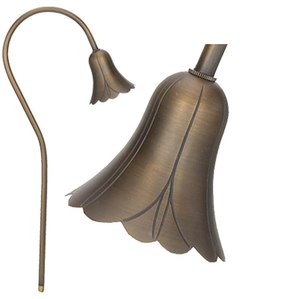 Antique Bronze Die Cast Brass Path Light I305645