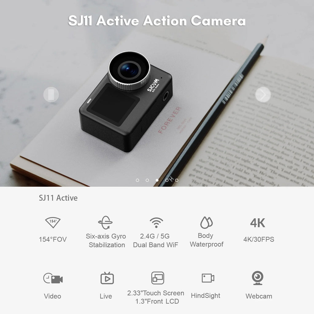 20MP Waterproof Dual Screen Action Camera P5742
