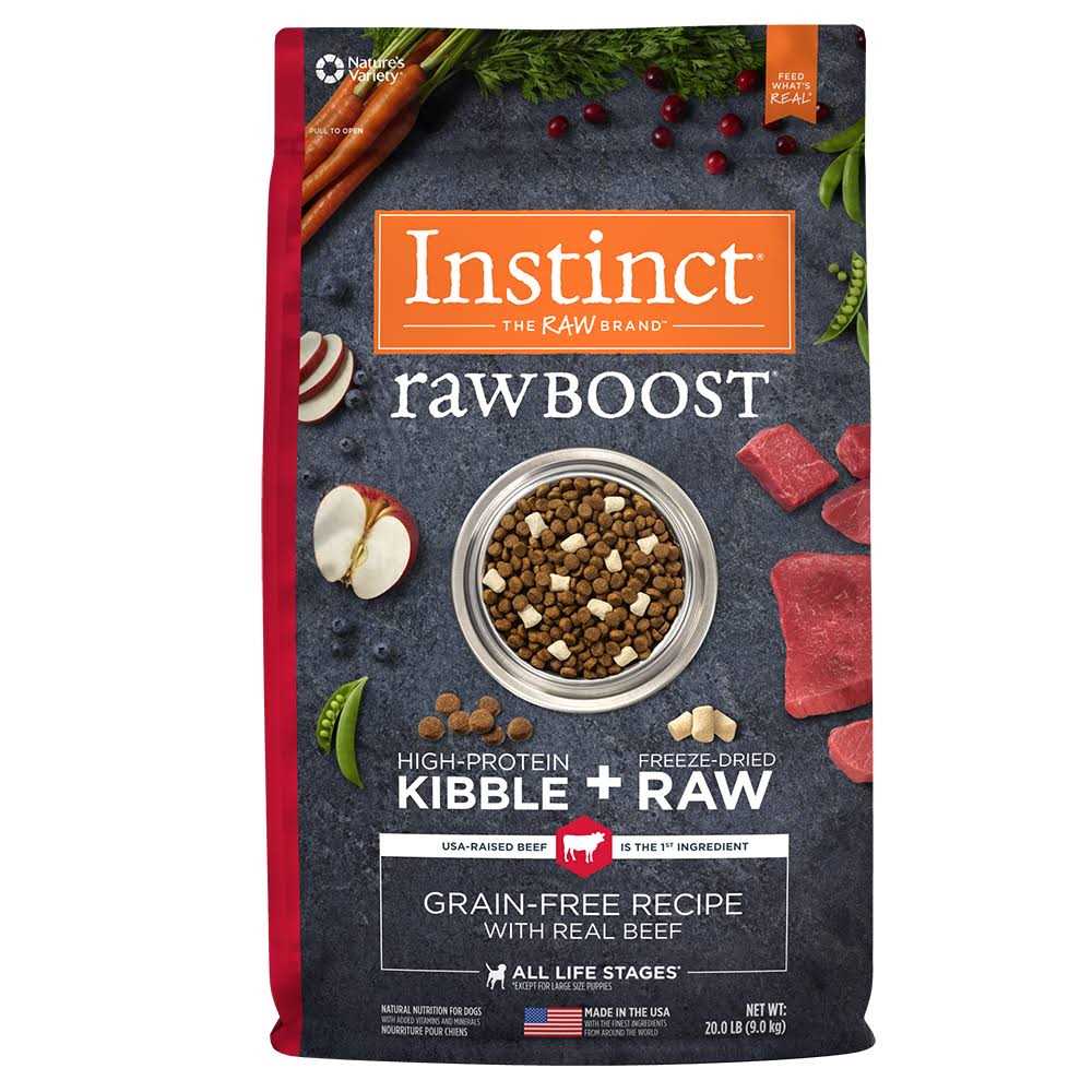 Grain Free Natural Dry Dog Food with Real Beef J120