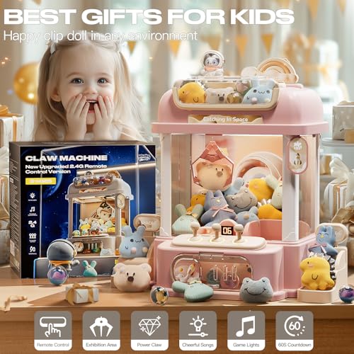Remote Control Claw Machine with Light Sounds (White) J957141
