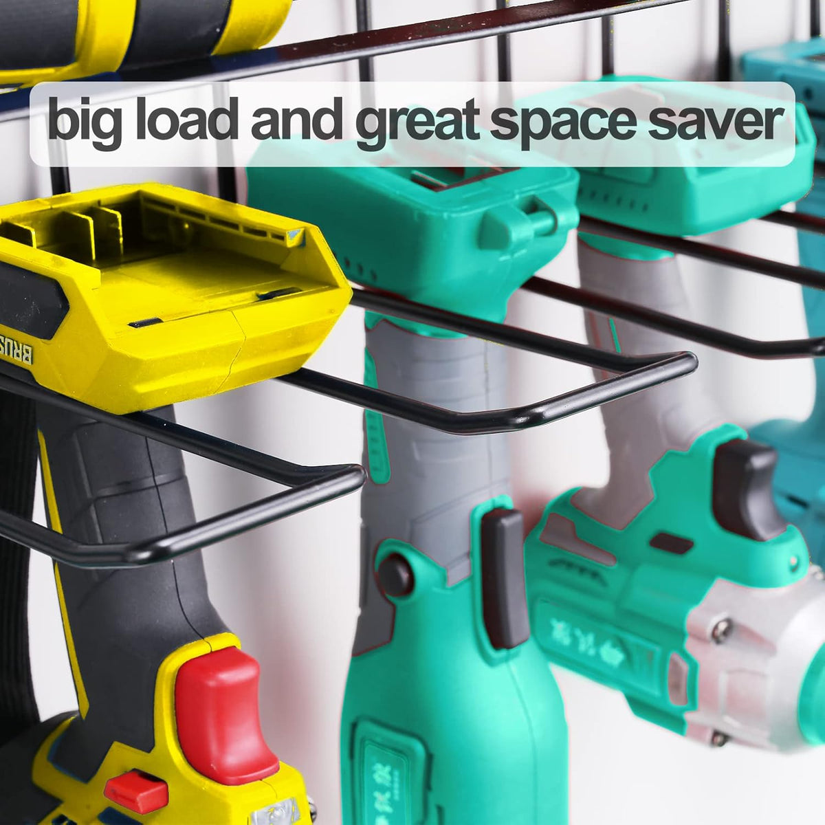 Tool Storage Wall Mount with Drill Holder, Pack of 2 G517233