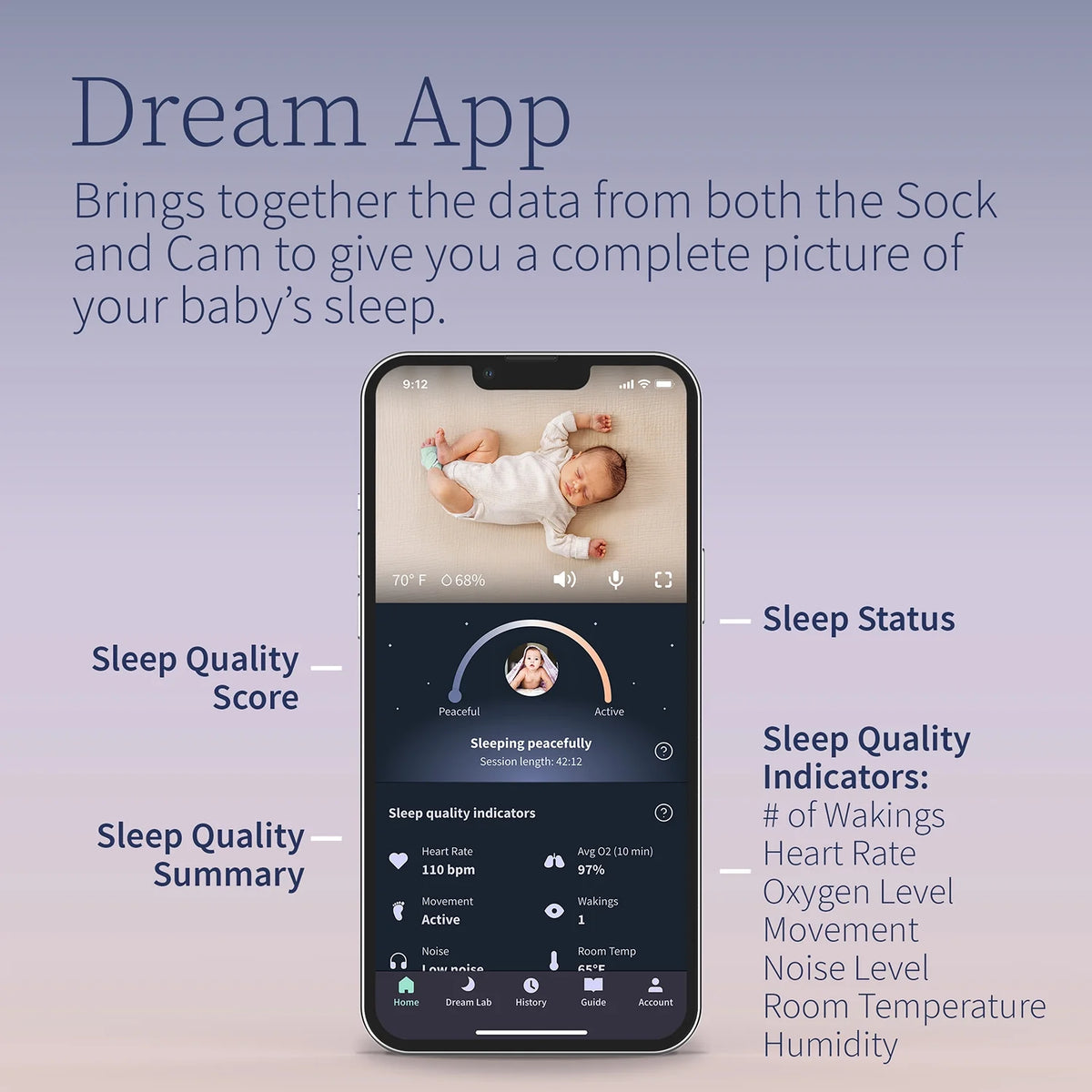 Portable Video Baby Monitor with HD Camera U5975
